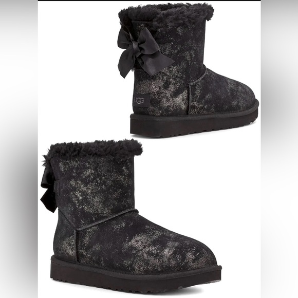[NEW] UGG Mini Bailey Bow Gold Glimmer - Picture 1 of 4